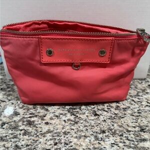 Marc Jacobs Salmon Pink cosmetic accessories zipper  Bag